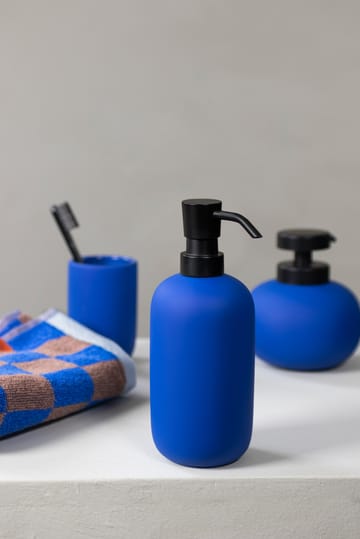 Lotus sæbepumpe høj - Cobalt - Mette Ditmer