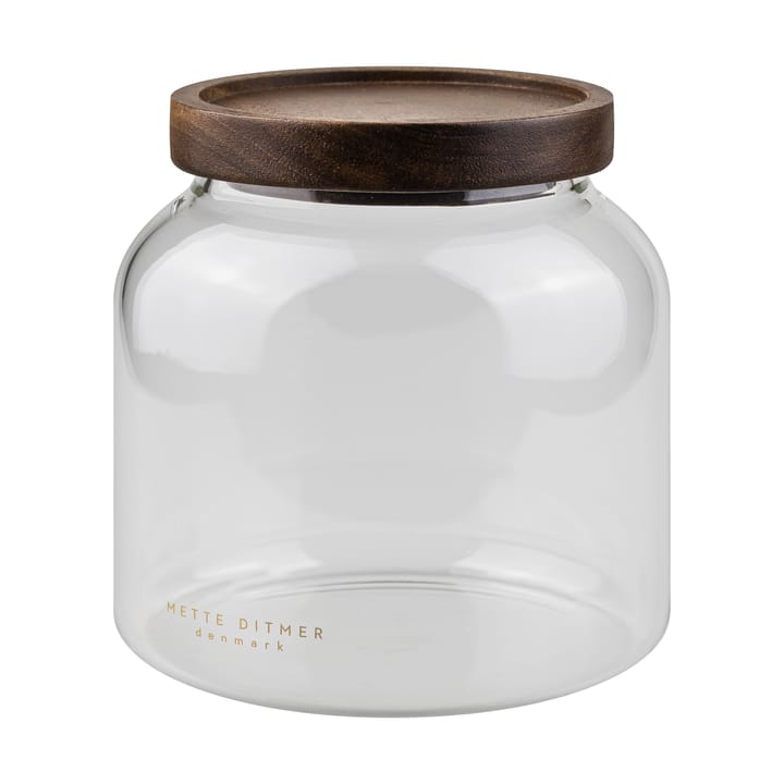 Luna krukke med låg small 13 cm - Gennemsigtig - Mette Ditmer