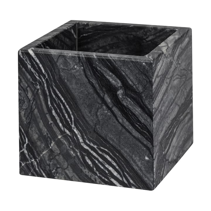 Marble kube 8,5x8,5 cm - Black-grey - Mette Ditmer