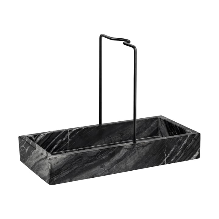 Marble opvaskesæt 12x23,5 cm - Black-grey - Mette Ditmer