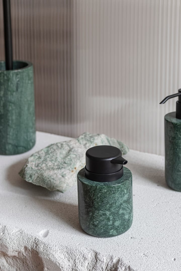 Marble sæbedispenser 12,5 cm, Dark forest Mette Ditmer