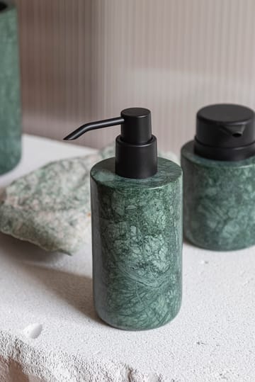 Marble sæbedispenser 17,5 cm - Dark forest - Mette Ditmer