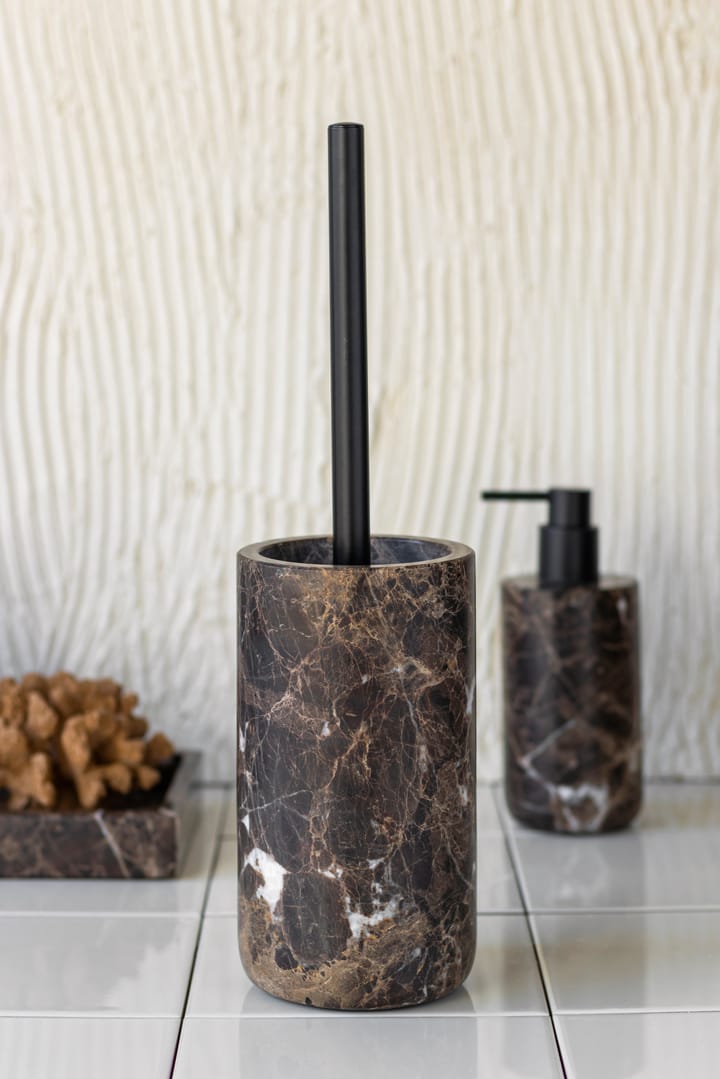 Marble toiletbørste 36 cm, Brun Mette Ditmer