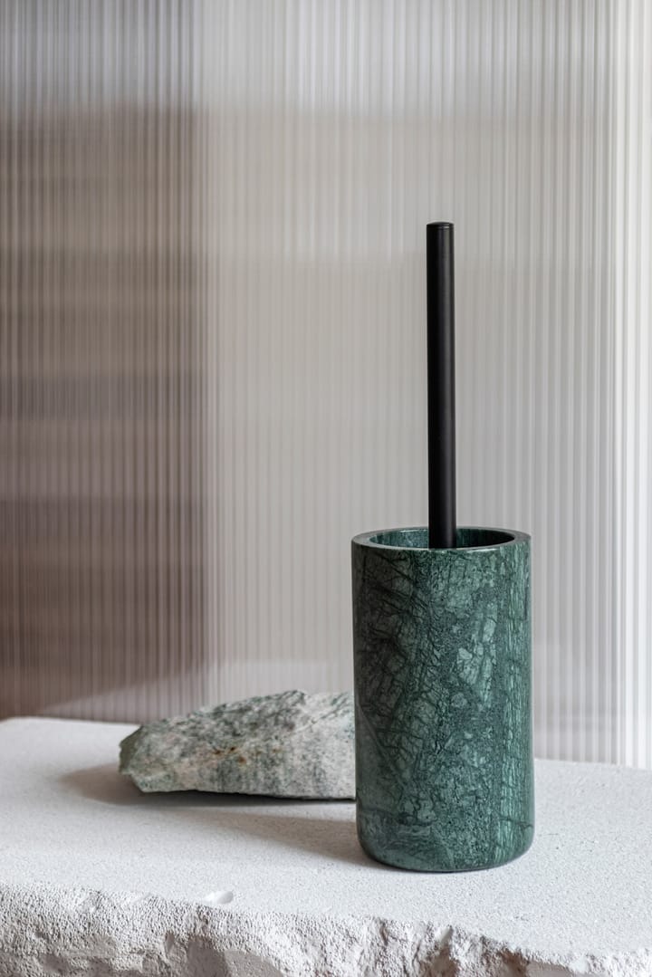 Marble toiletbørste 36 cm, Dark forest Mette Ditmer
