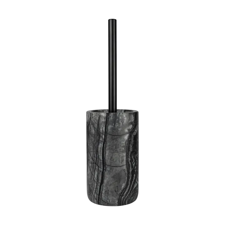 Marble toiletbørste 36 cm - Sort-grå - Mette Ditmer