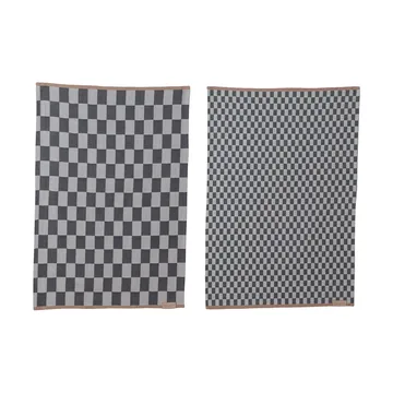 Mini-Max køkkenhåndklæde 2-pak - Grey (grå), 50x70 cm - Mette Ditmer