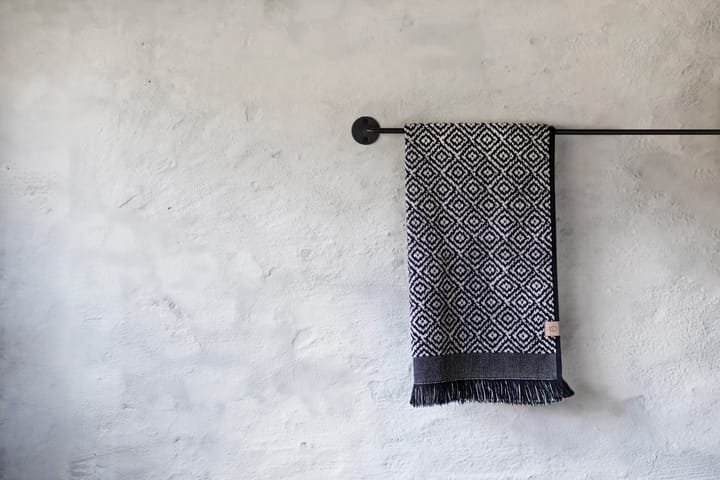 Morocco håndklæde 50x95 cm - Black/White - Mette Ditmer