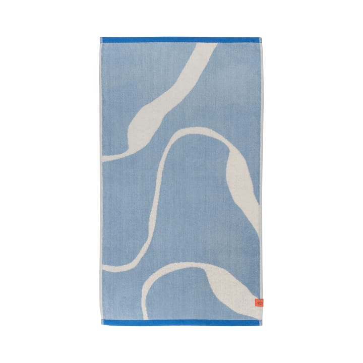 Nova Arte badehåndklæde 70x133 cm - Light blue/Offwhite - Mette Ditmer