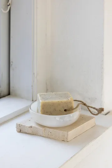 Opal sæbeskål - Linen - Mette Ditmer