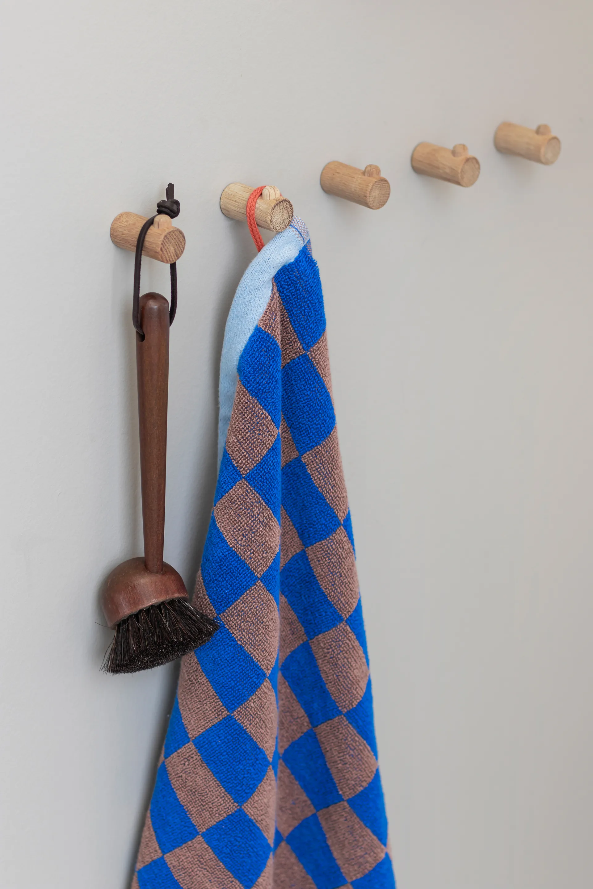 Retro gæstehåndklæde 40x55 cm 2-pak, Cobalt Mette Ditmer