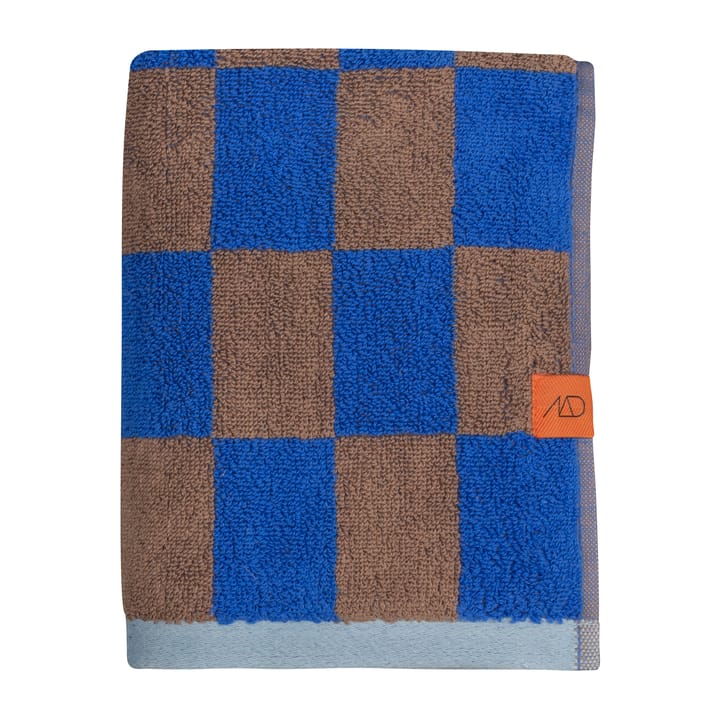 Retro gæstehåndklæde 50x90 cm - Cobalt - Mette Ditmer
