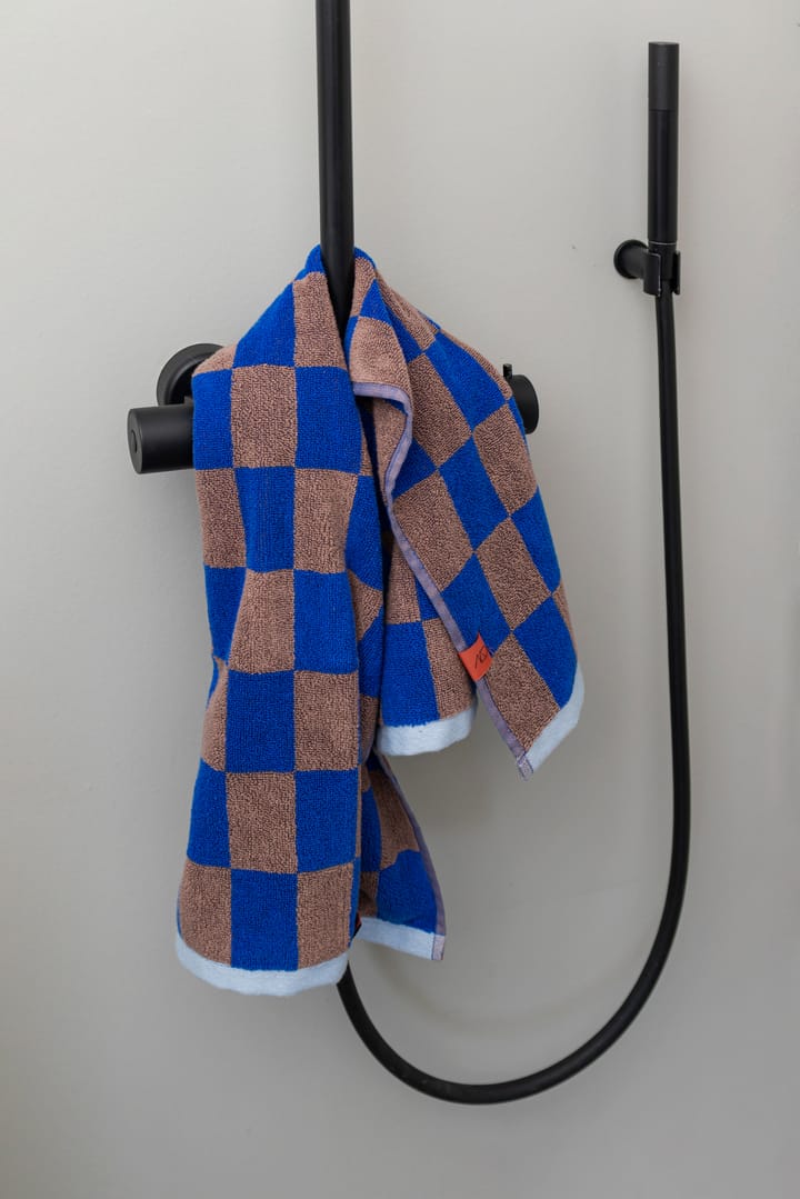 Retro gæstehåndklæde 50x90 cm, Cobalt Mette Ditmer