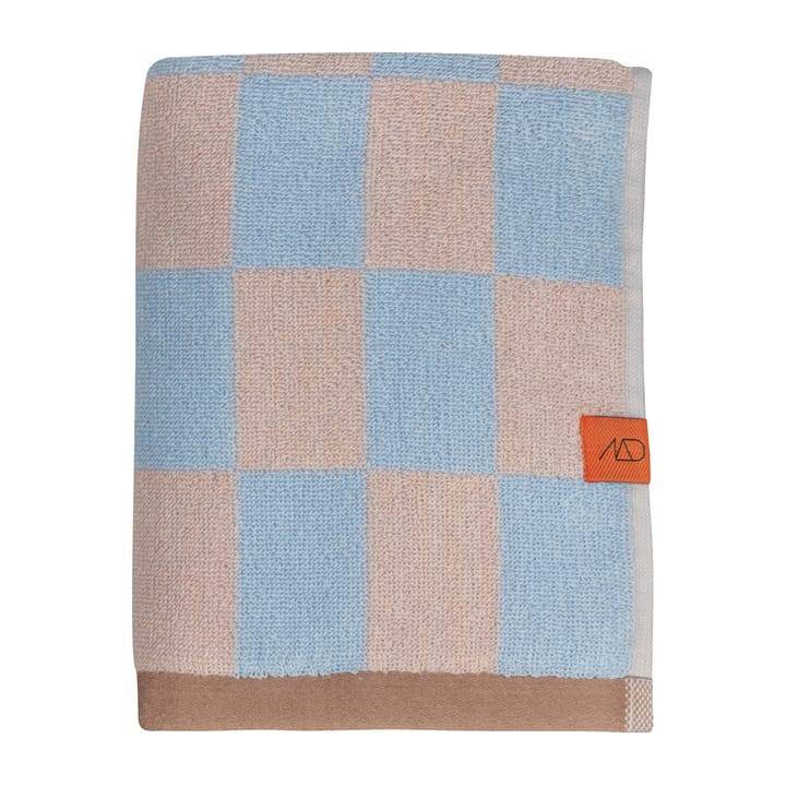 Retro gæstehåndklæde 50x90 cm - Light blue - Mette Ditmer