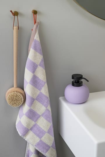 Retro gæstehåndklæde 50x90 cm - Lilac - Mette Ditmer