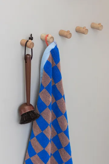 Retro gæstehåndklæde - Cobalt, 40x55 cm, 2-pak - Mette Ditmer