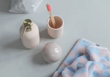 Retro gæstehåndklæde - Light blue, 40x55 cm, 2-pak - Mette Ditmer