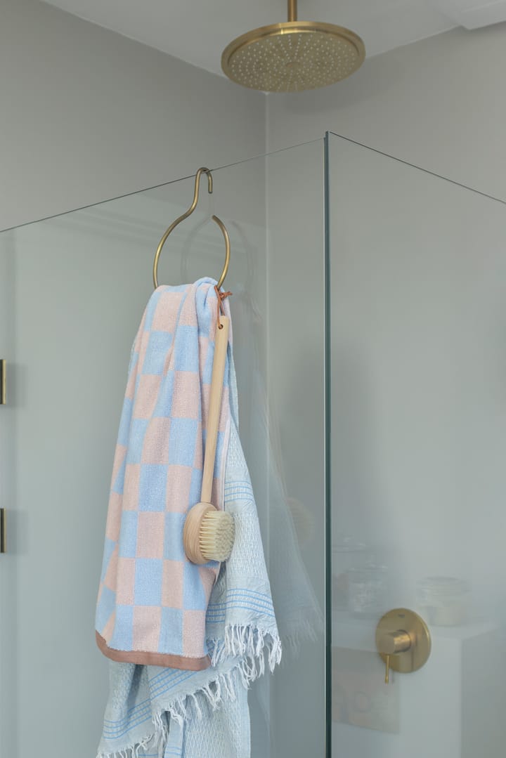 Retro håndklæde 70x133 cm, Light blue Mette Ditmer