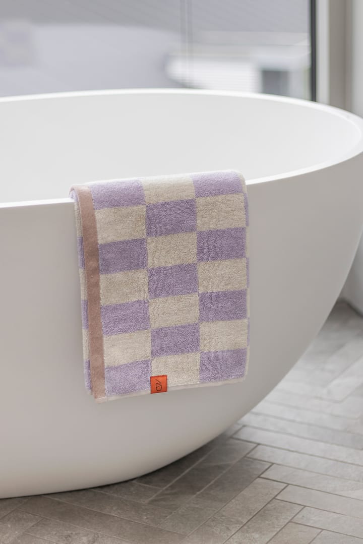 Retro håndklæde 70x133 cm, Lilac Mette Ditmer
