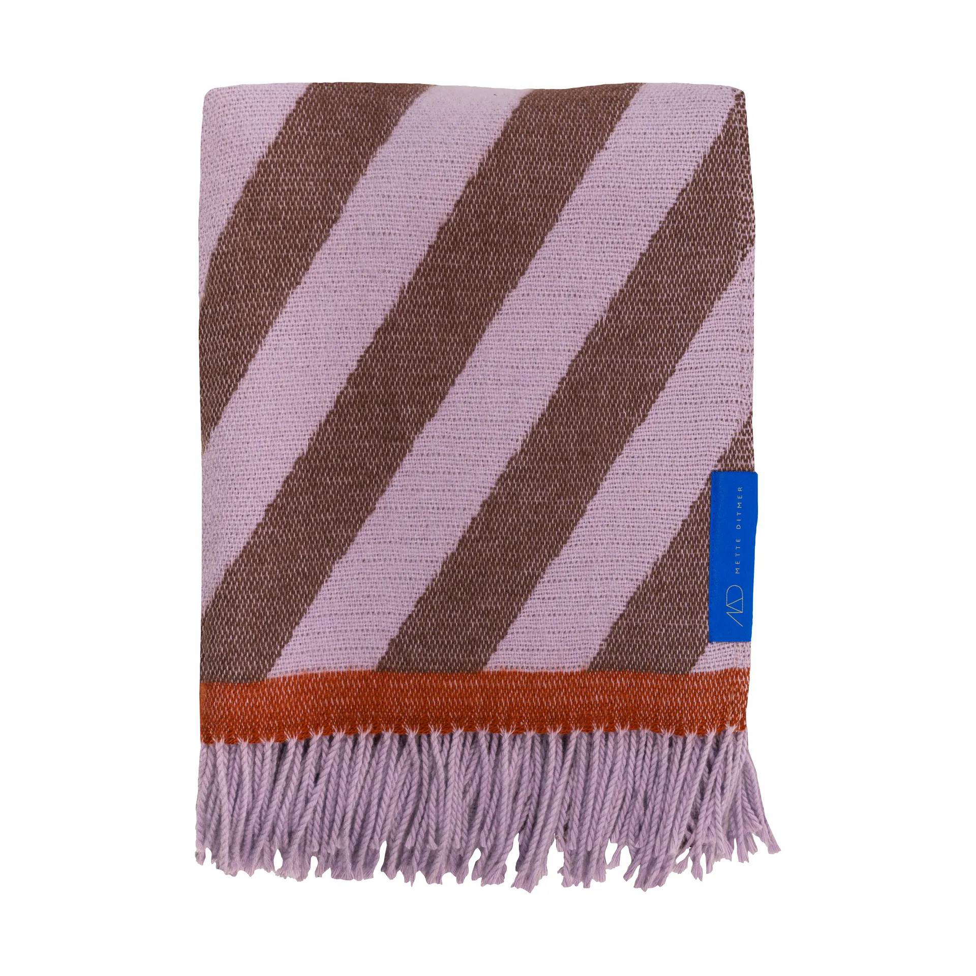 Retro plaid 125x170 cm, Brown Mette Ditmer