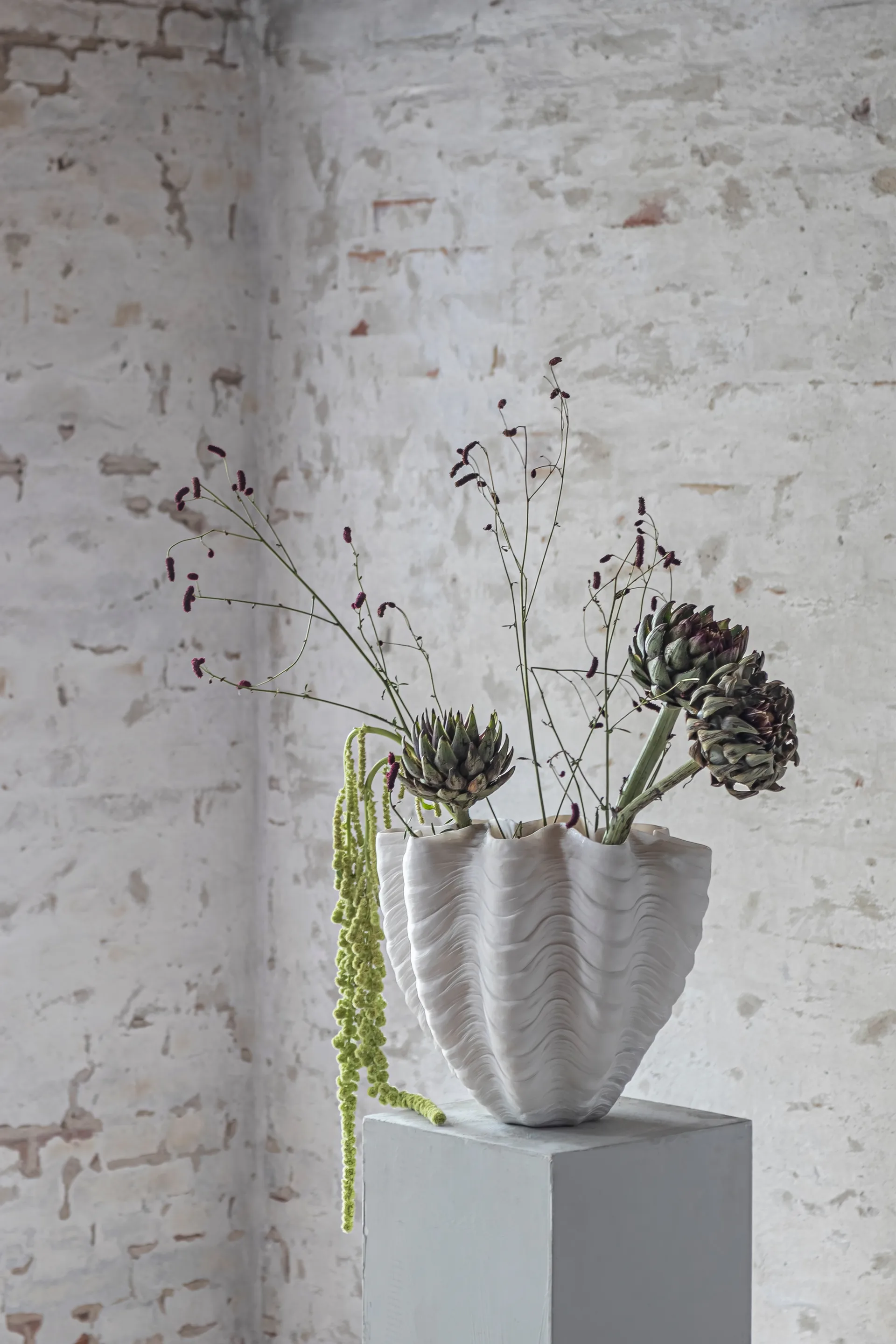 Shell vase, Large, 30 cm Mette Ditmer