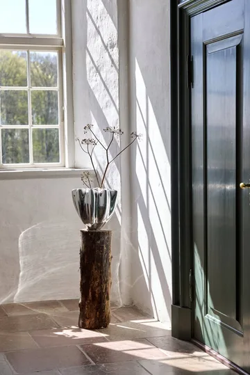 Shell vase - Stor, 30 cm, krom - Mette Ditmer