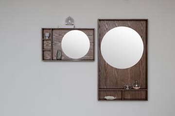 Show-me spejl med hylde large - Dark oiled - Mette Ditmer