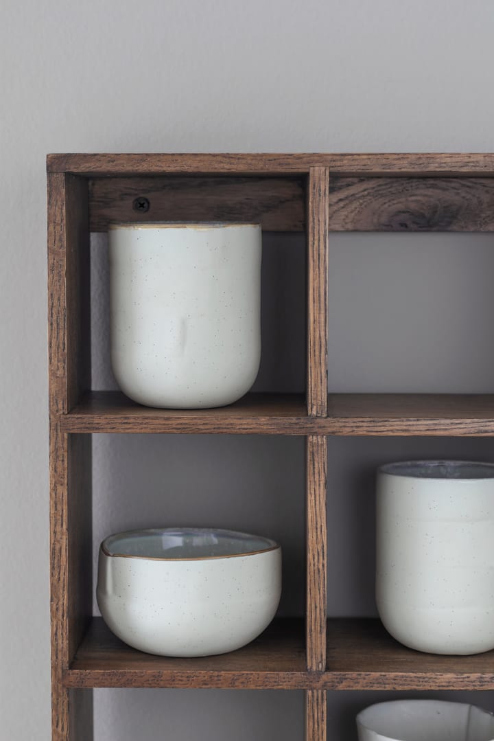 Showcase væghylde 40x53 cm - Dark oiled oak - Mette Ditmer