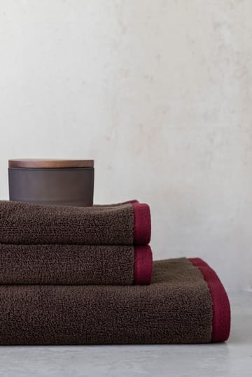 Soft badehåndklæde 70x133 cm - Brown-sand - Mette Ditmer