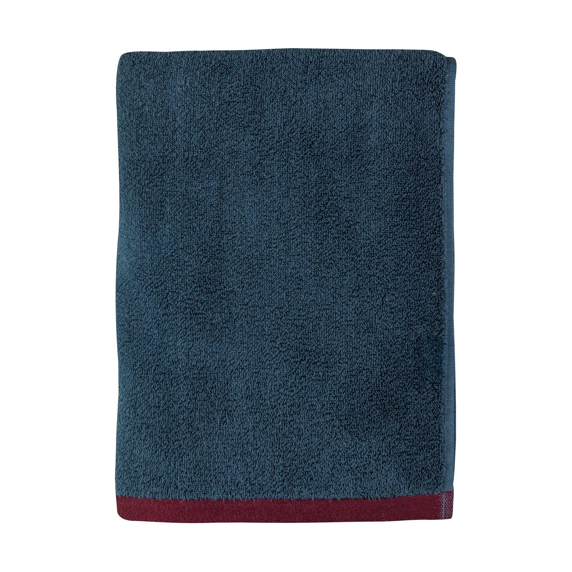 Soft badehåndklæde 70x133 cm, Midnight blue-light grey Mette Ditmer