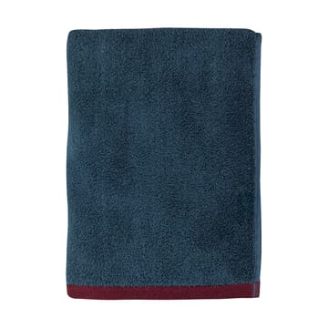 Soft badehåndklæde 70x133 cm - Midnight blue-light grey - Mette Ditmer