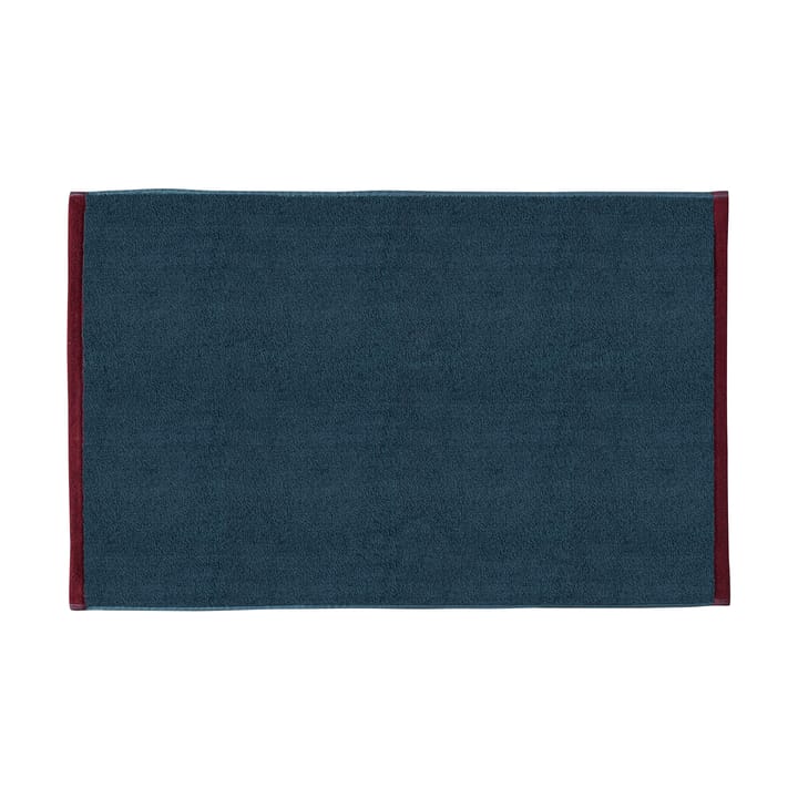 Soft bademåtte 50x80 cm - Midnight blue-light grey - Mette Ditmer