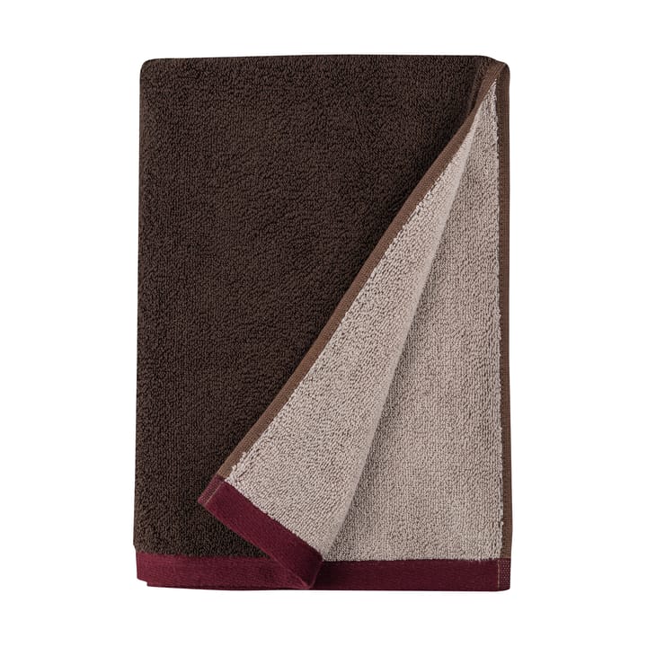 Soft gæstehåndklæde 40x55 cm 2 stk - Brown-sand - Mette Ditmer