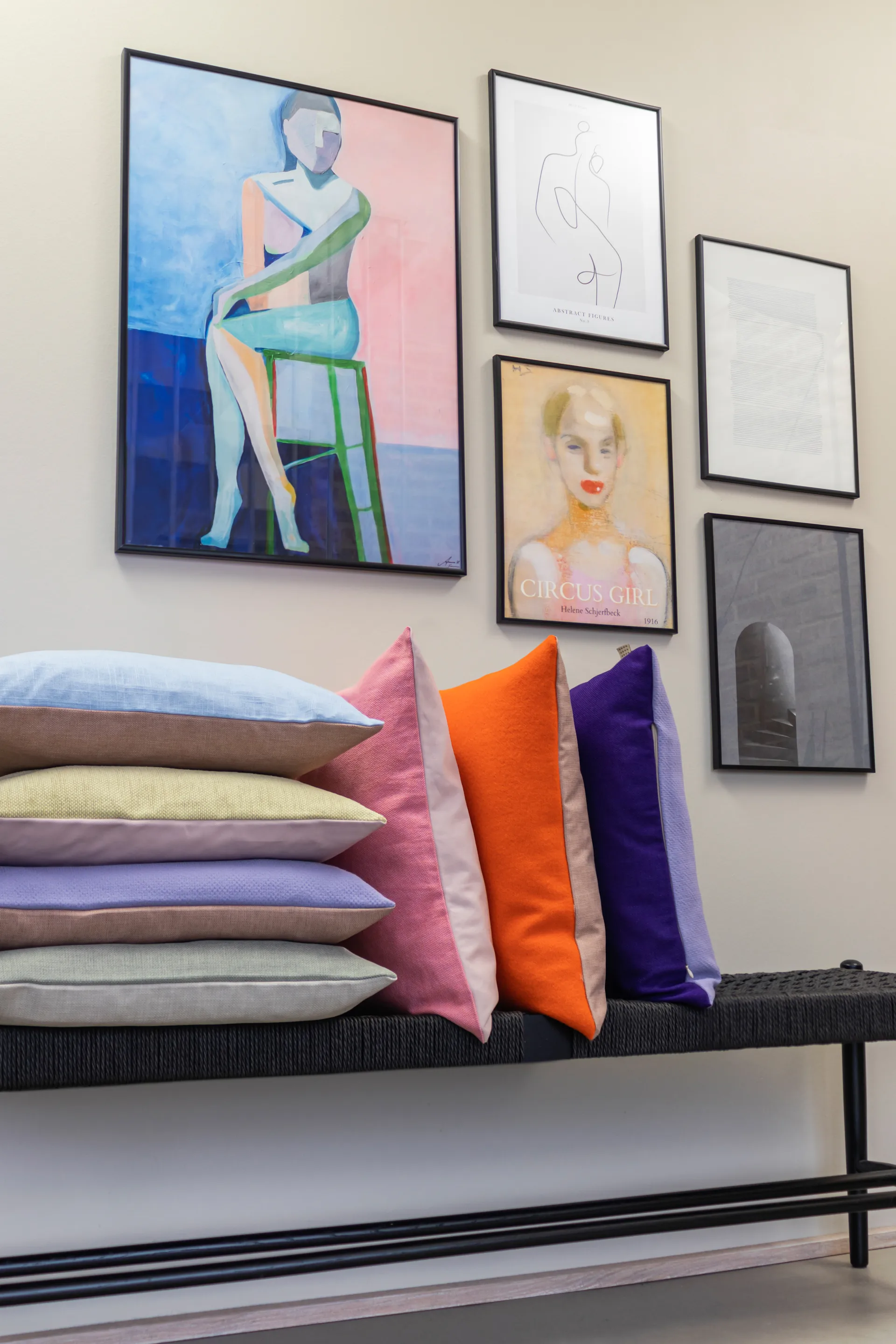 Spectrum pude 50x50 cm, Green/Kit Mette Ditmer