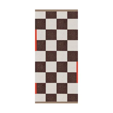 Square all-round tæppe large - Brown - Mette Ditmer