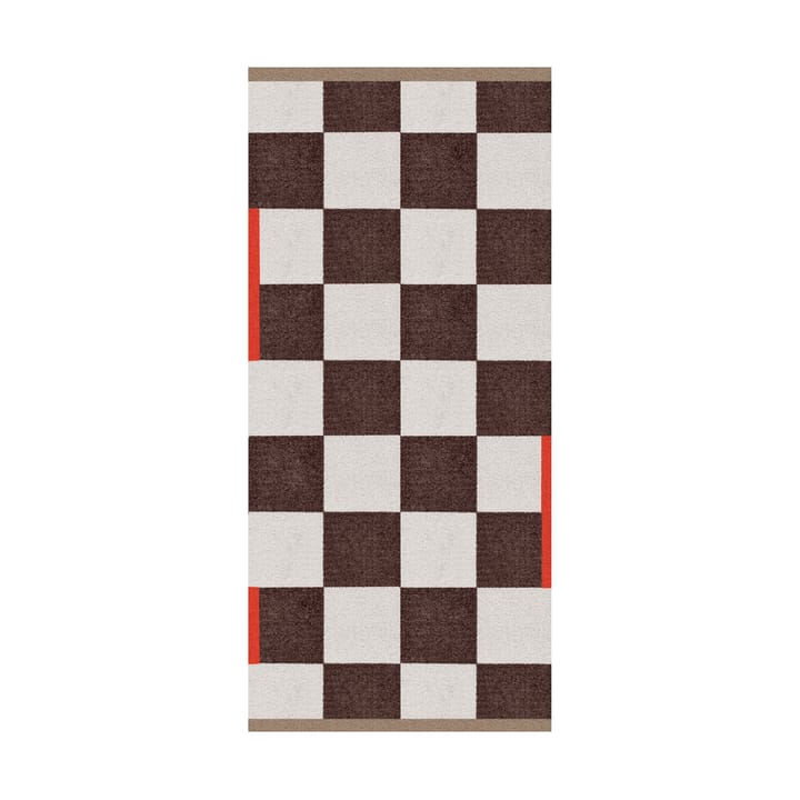 Square all-round tæppe large, Brown Mette Ditmer