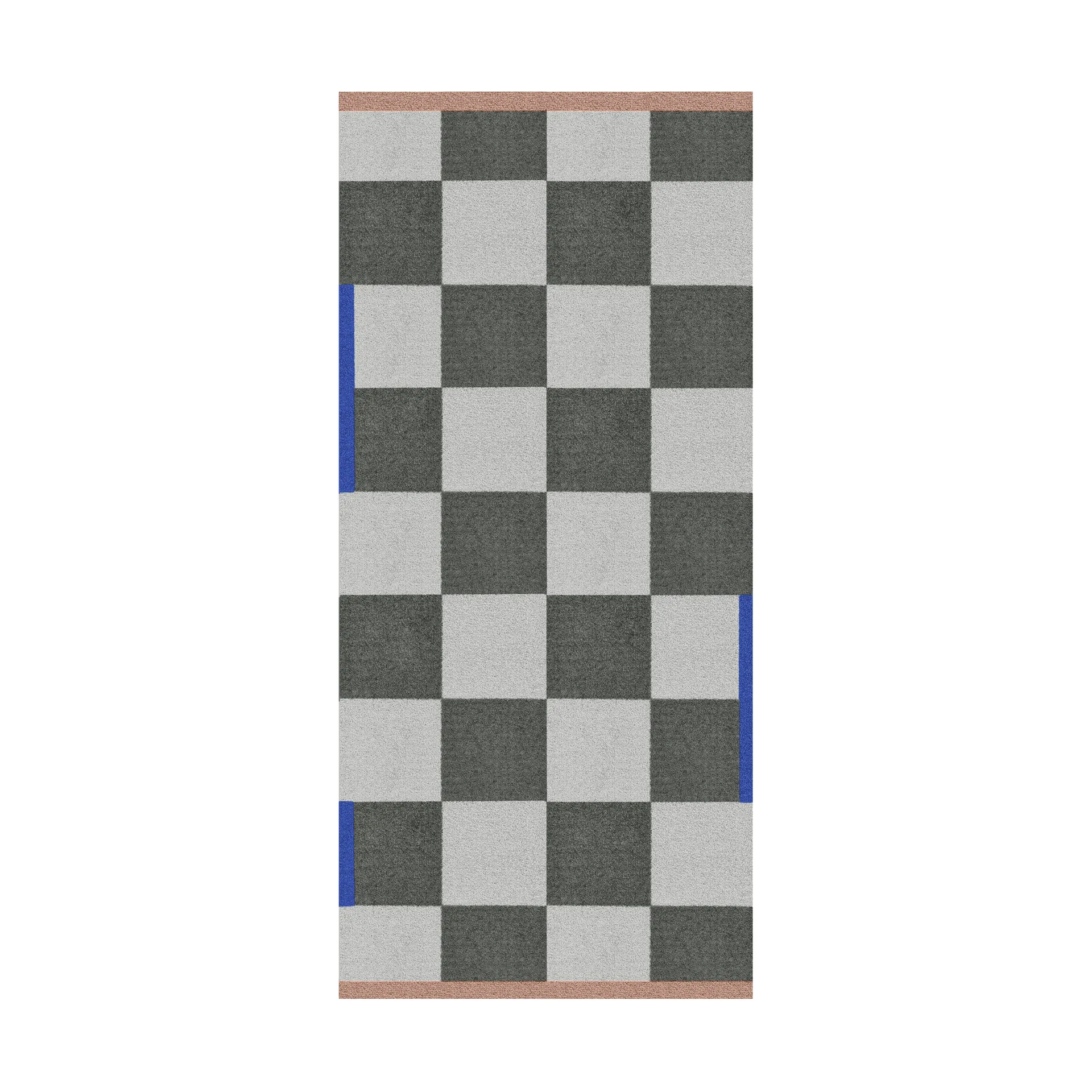 Square all-round tæppe large, Dark olive Mette Ditmer