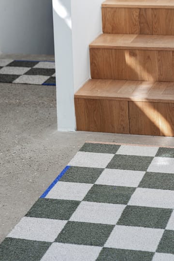 Square all-round tæppe large - Dark olive - Mette Ditmer