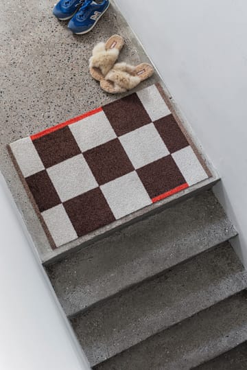 Square all-round tæppe small - Brown - Mette Ditmer