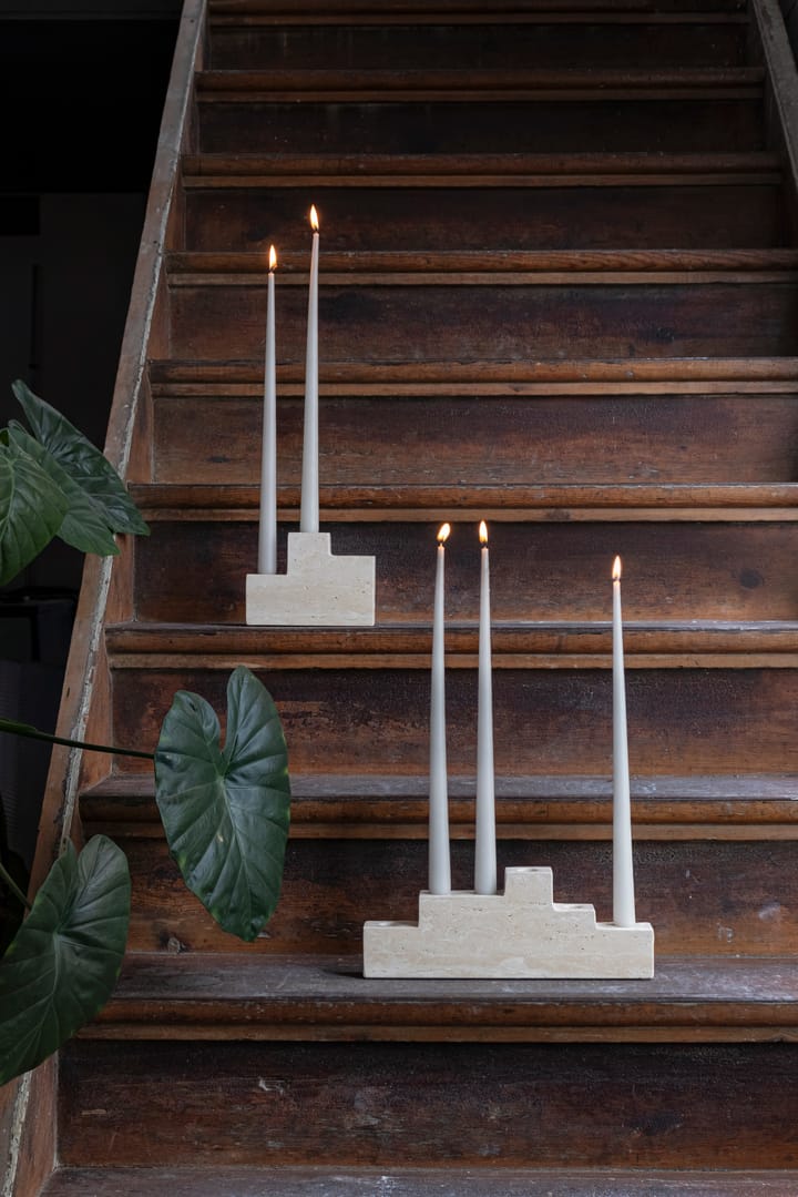 Step trio lysestage, Linen Mette Ditmer