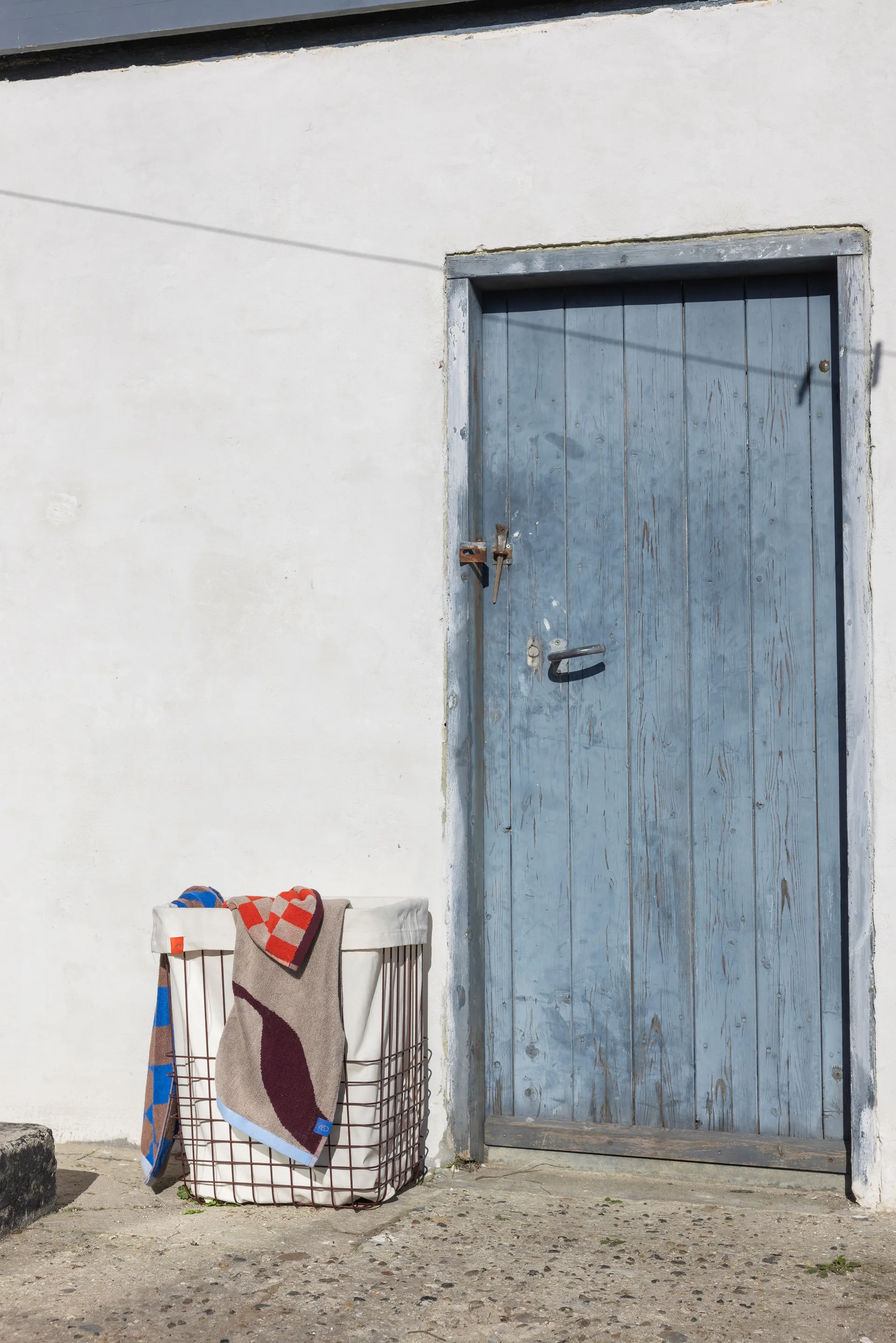 Store-it opbevaringskurv med bomuldspose large, Wine Mette Ditmer