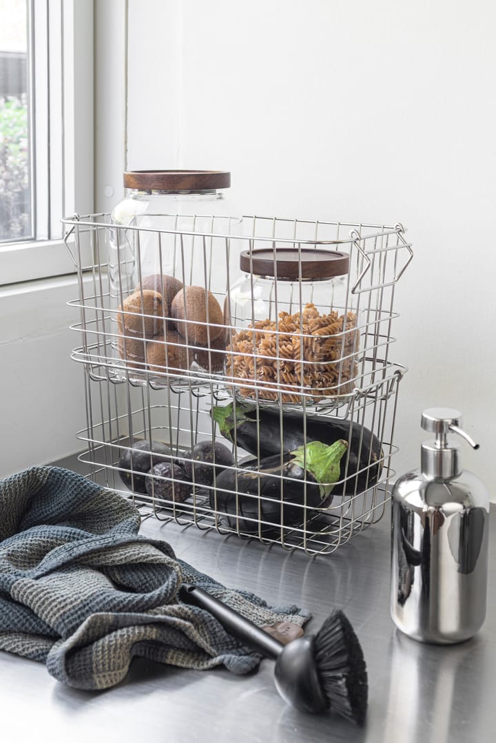 Store-it opbevaringskurv small, Chrome Mette Ditmer