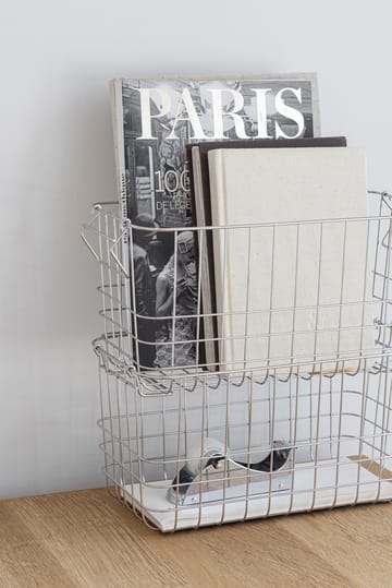 Store-it opbevaringskurv small - Chrome - Mette Ditmer