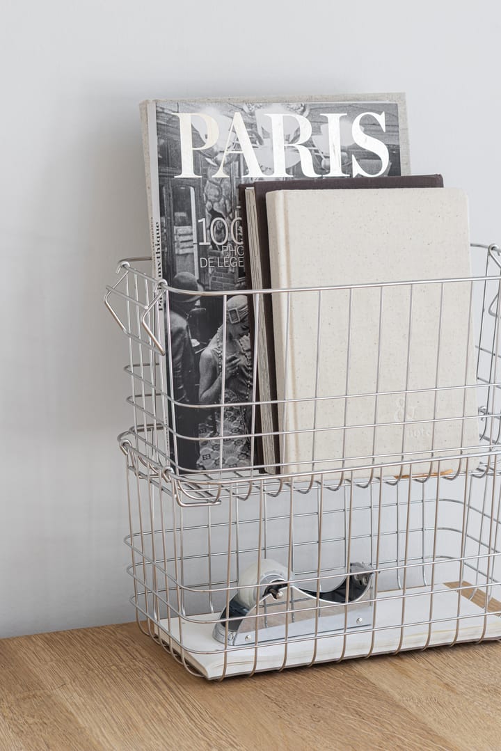 Store-it opbevaringskurv small, Chrome Mette Ditmer