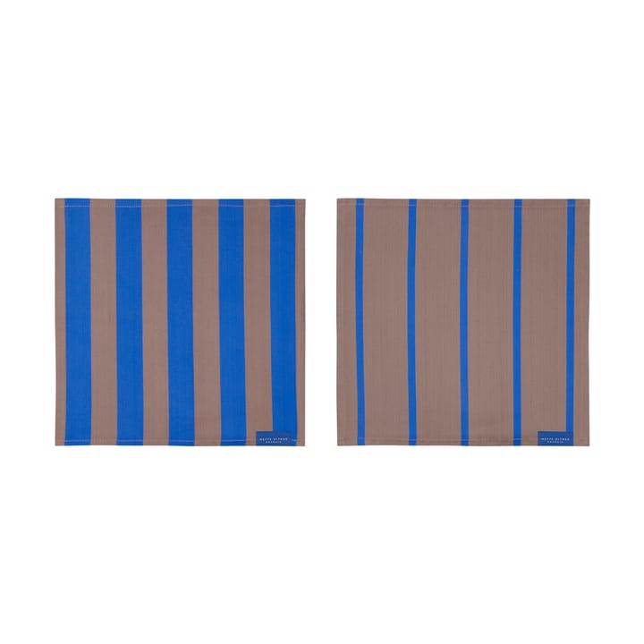 Stripes karklud 33x33 cm 2-pak - Blush - Mette Ditmer