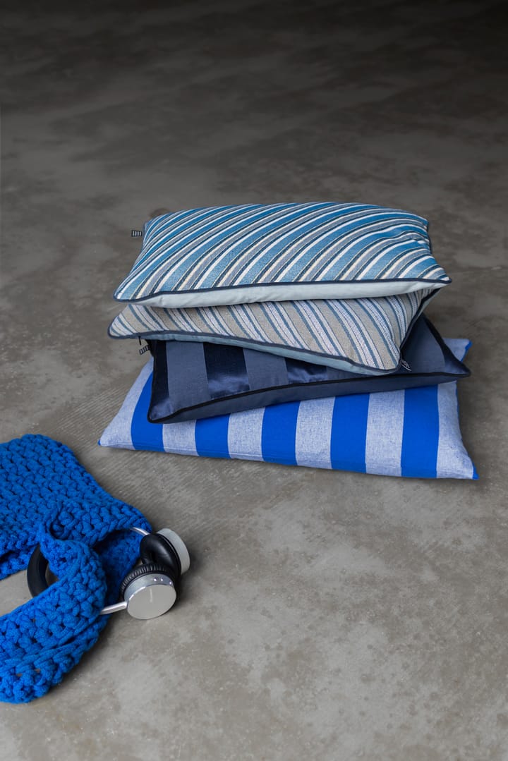 Stripes pude 40x60 cm - Cobalt - Mette Ditmer