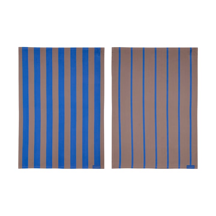 Stripes viskestykke 50x70 cm 2-pak - Blush - Mette Ditmer
