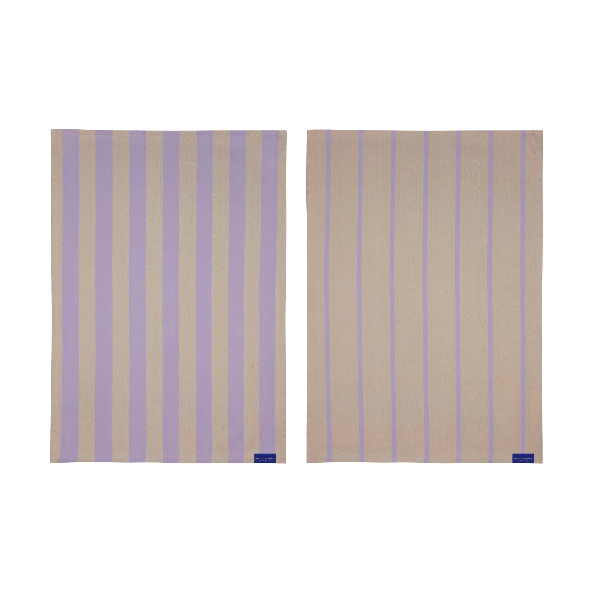 Stripes viskestykke 50x70 cm 2-pak, Sand Mette Ditmer