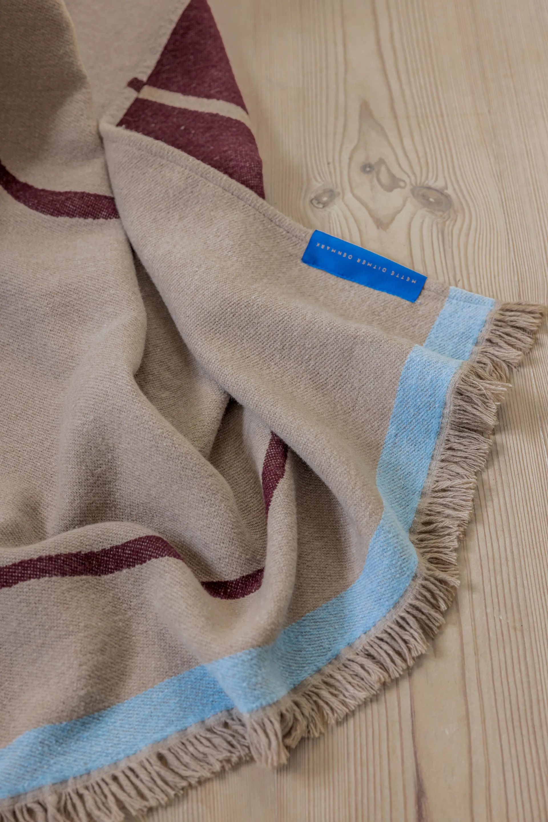 Studio plaid, Wine, 130x175 cm Mette Ditmer