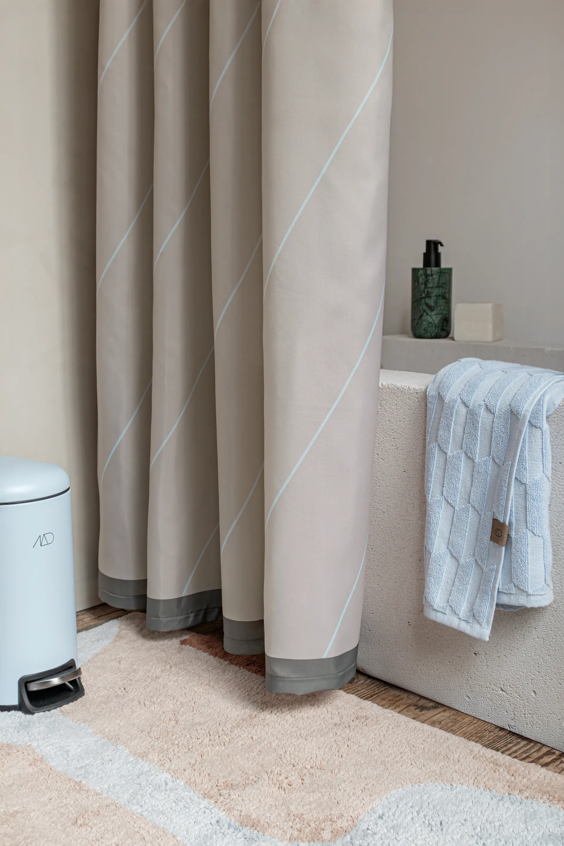 Subtle bruseforhæng 150x200 cm, Mint Mette Ditmer