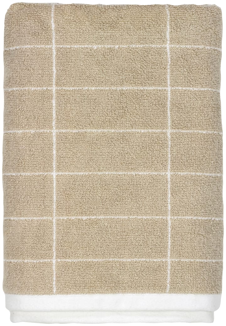 Tile Stone gæstehåndklæde 38x60 cm 2-pak, Sand/Offwhite Mette Ditmer